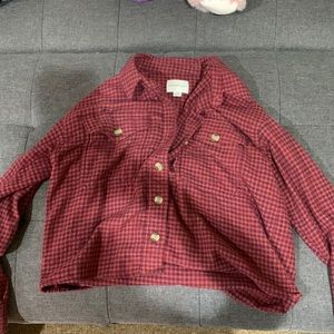 Cropped flannel from American Eagle